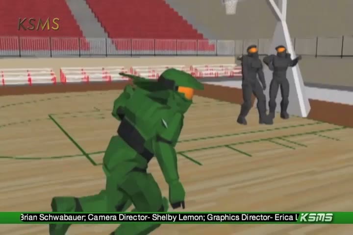 KSMS live broadcast · basketball vs SM-NW (2011) — broadcast opener