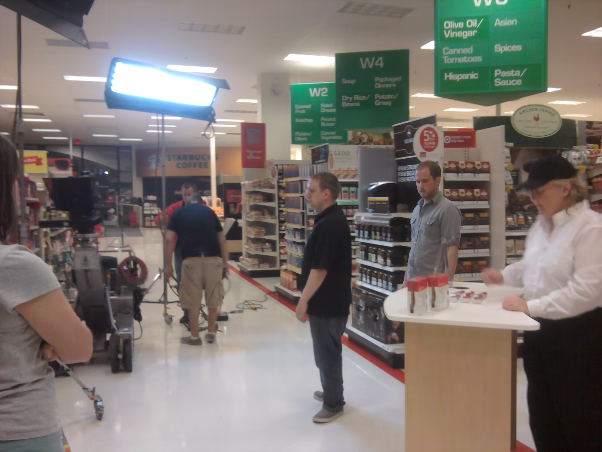 Premier Studios internship — Target shoot