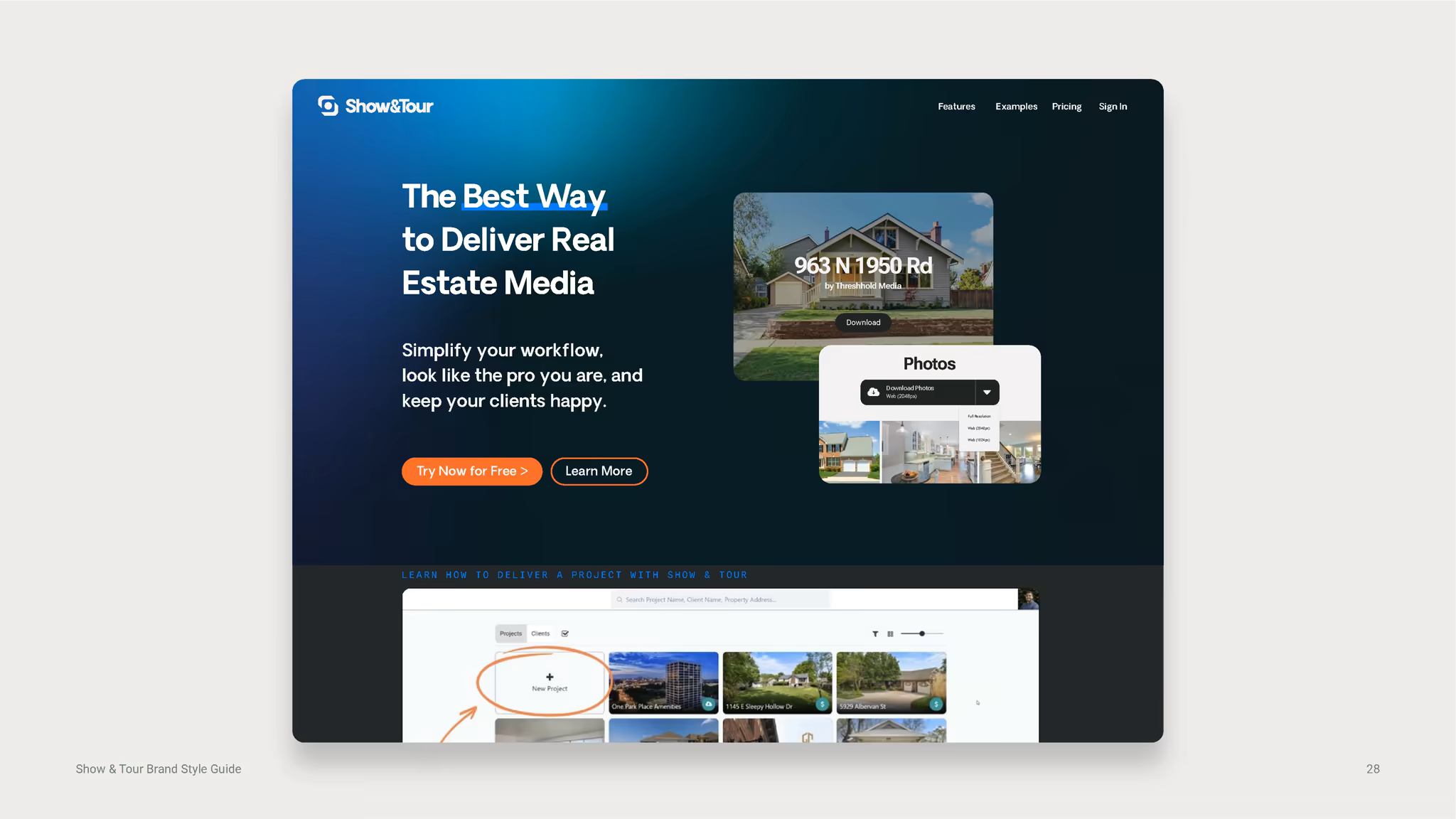 Marketing site